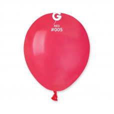 5" /13см Пастель RED 100 шт