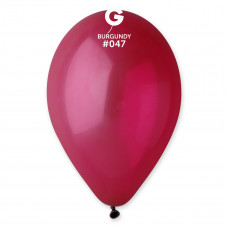  12"/30см Металлик BURGUNDY 100 шт
